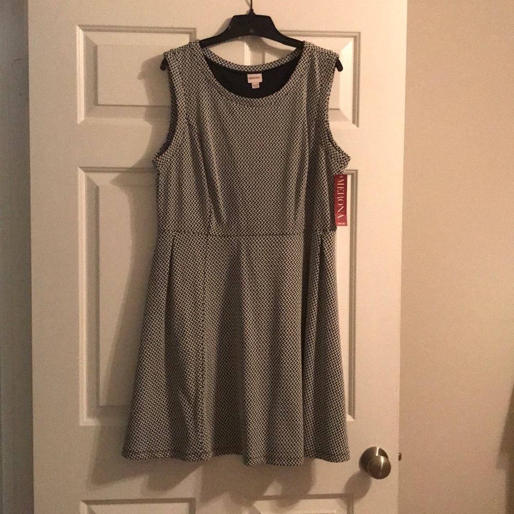 Black and white dress
